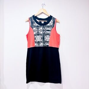 SCHWIING Black and pink dress